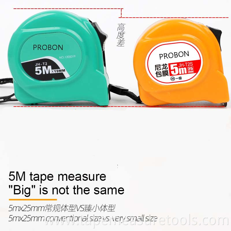 2021 new 3M5M7.5m steel tape measure custom LOGO ABS high quality steel measuring tape